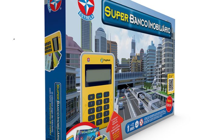 PagBank e Estrela lançam versão atualizada do jogo Banco Imobiliário com maquininha de pagamento e cartões de crédito e débito